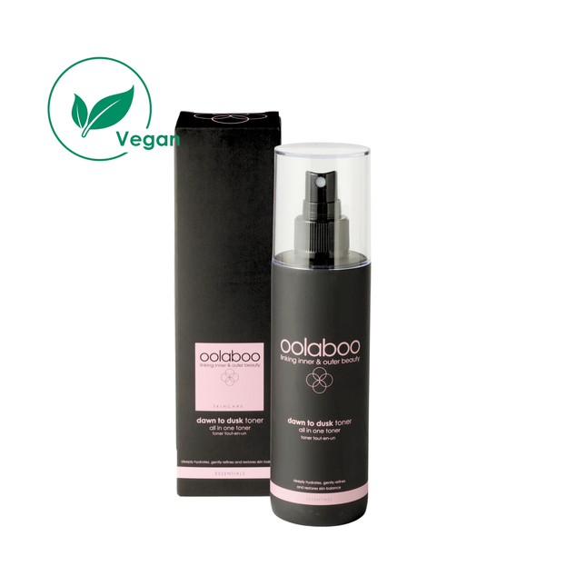 Oolaboo dawn to dusk all-in-one toner, professionele hydraterende toner spray