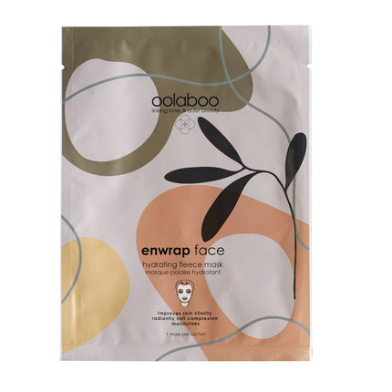Enwrap hydrating face &amp; neck fleece mask 13 pieces / 30 ml (value price 12 + 1 free) 