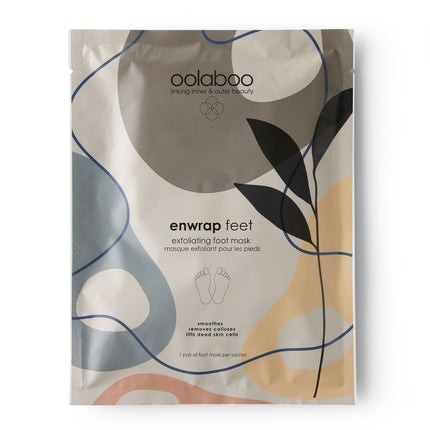 Enwrap exfoliating foot mask 2 pieces (left-right)/16ml 