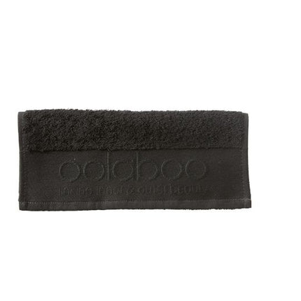 Mini embracing towel black 570 grams 32x50 cm