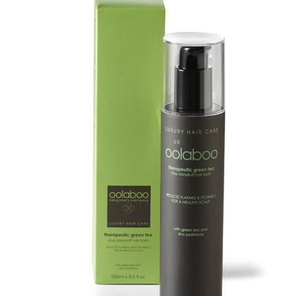 therapeutic green tea stop dandruff hair bath 250 ml